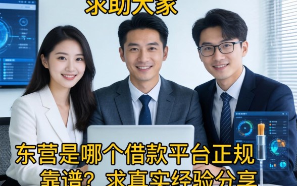 求助大家,东营是哪个借款平台正规靠谱?求真实经验分享