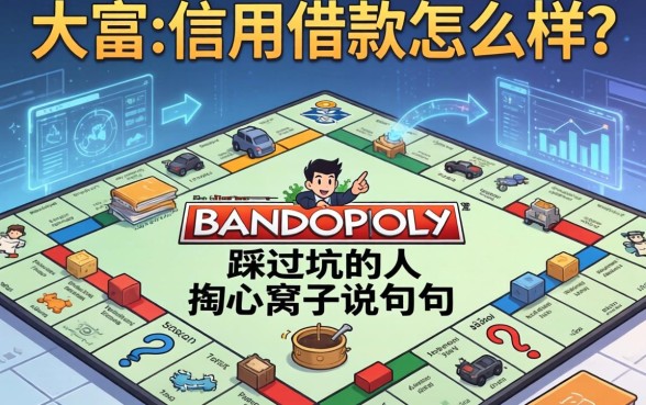 大富翁信用借款怎么样？一个踩过坑的人掏心窝子说几句