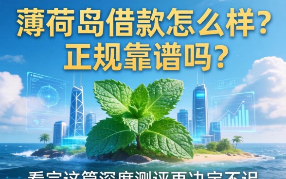 薄荷岛借款怎么样?正规靠谱吗?看完这篇深度测评再决定不迟