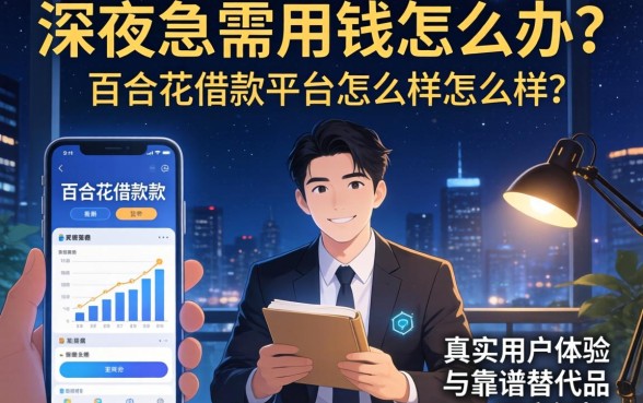 深夜急需用钱怎么办？百合花借款平台怎么样？真实用户体验与靠谱替代品深度解析