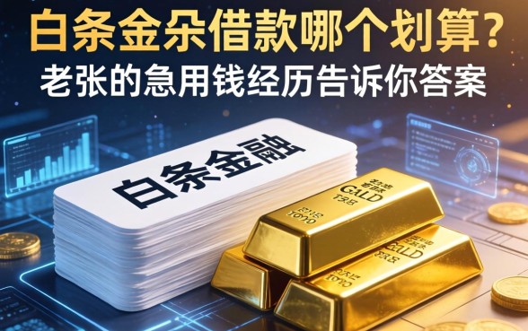 白条金条借款哪个划算?老张的急用钱经历告诉你答案