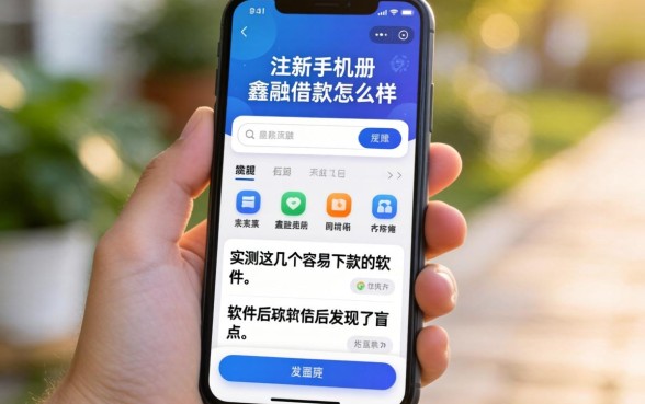 我用新手机号注册鑫融借款怎么样,实测这几个容易下款的软件后发现了盲点