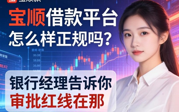 宝顺借款平台怎么样正规吗？银行经理告诉你审批红线在哪