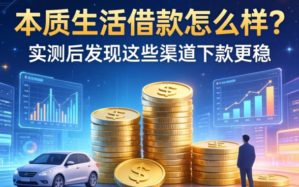 本质生活借款怎么样?实测后发现这些渠道下款更稳