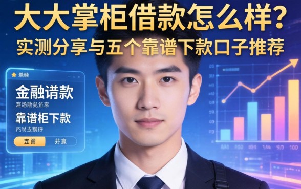 大大掌柜借款怎么样？实测分享与五个靠谱下款口子推荐