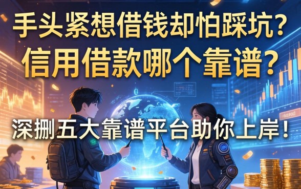 手头紧想借钱却怕踩坑？信用借款哪个靠谱？深扒五大靠谱平台助你上岸！