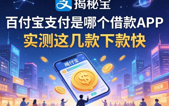 揭秘百付宝支付是哪个借款app,实测这几款下款快