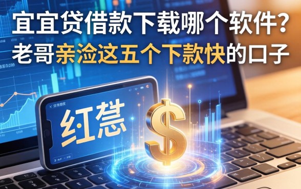 宜人贷借款下载哪个软件？老哥亲测这五个下款快的口子