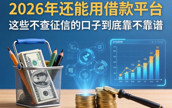 我整理了2026年还能用的借款平台，这些不查征信的口子到底靠不靠谱