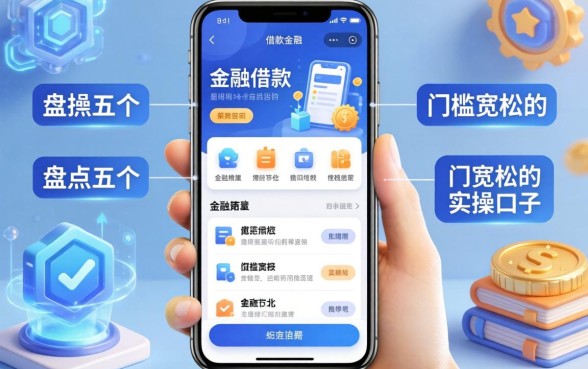 不是金融的借款软件有哪些？盘点五个门槛宽松的实操口子