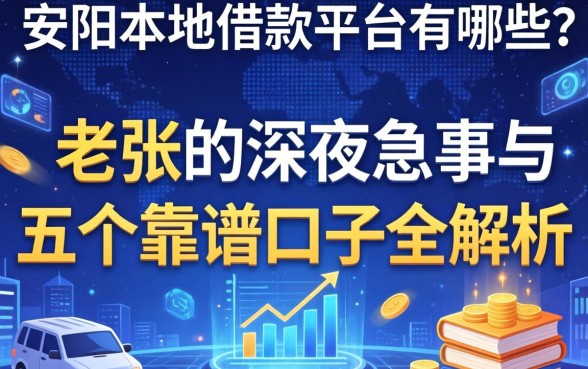 安阳本地借款平台有哪些？老张的深夜急事与五个靠谱口子全解析