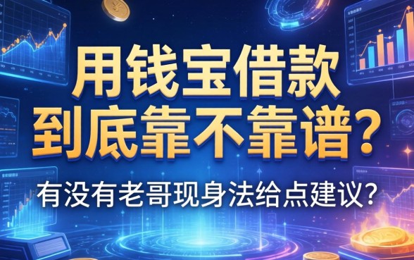 用钱宝借款到底靠不靠谱?有没有老哥现身说法给点建议?