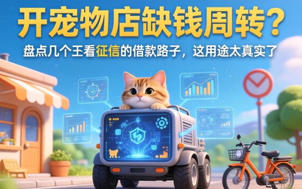 开宠物店缺钱周转？盘点几个不看征信的借款路子，这用途太真实了