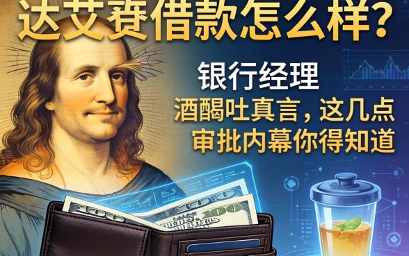 达芬奇钱包借款怎么样?支行经理酒后吐真言,这几点审批内幕你得知道