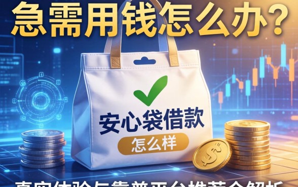 急需用钱怎么办？安心袋借款怎么样？真实体验与靠谱平台推荐全解析