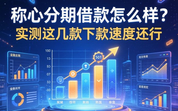 称心分期借款怎么样？实测这几款下款速度还行