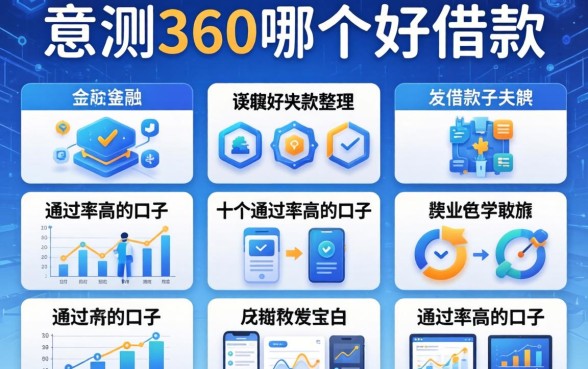 实测360哪个好借款，整理出这十个通过率高的口子