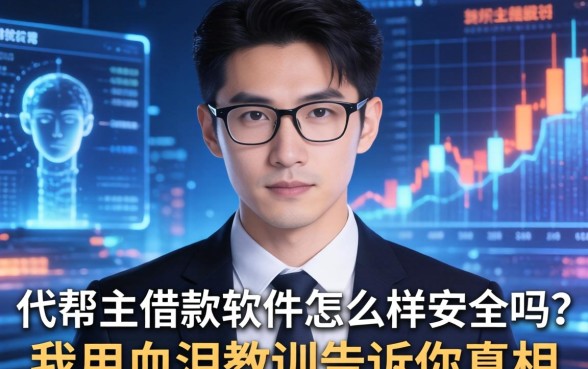 代帮主借款软件怎么样安全吗？我用血泪教训告诉你真相