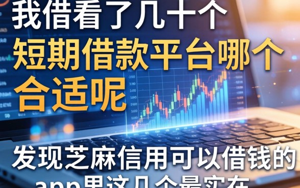 我看了几十个短期借款平台哪个合适呢,发现芝麻信用可以借钱的app里这几个最实在