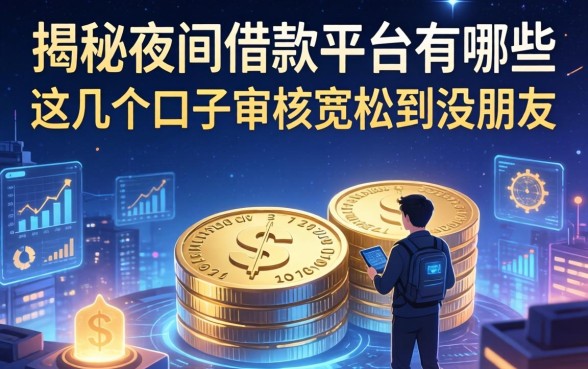 揭秘夜间借款平台有哪些,这几个口子审核宽松到没朋友