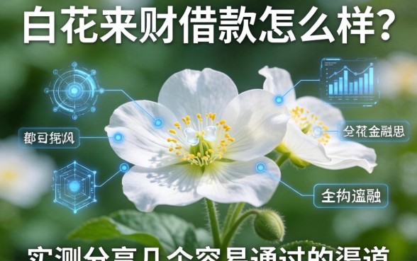 白花来财借款怎么样?实测分享几个容易通过的渠道