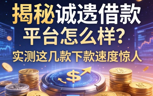揭秘诚迈借款平台怎么样？实测这几款下款速度惊人