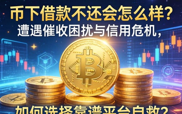 币下借款不还会怎么样？遭遇催收困扰与信用危机，如何选择靠谱平台自救？