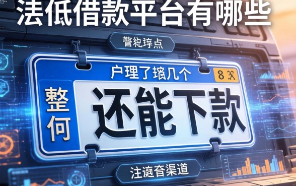 车牌借款平台有哪些?整理了几个还能下款的渠道