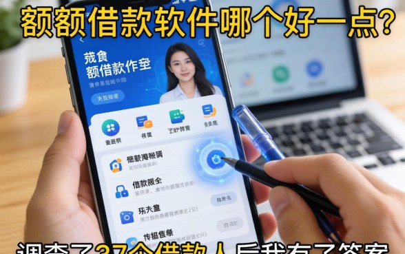 大额的借款软件哪个好一点?调查了37个借款人后我有了答案