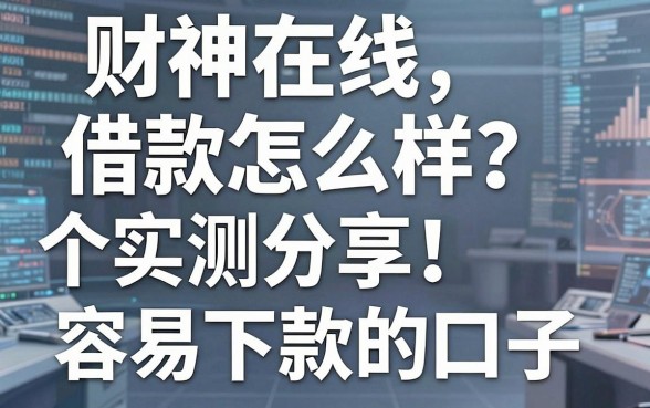 财神在线借款怎么样?实测分享这几个容易下款的口子