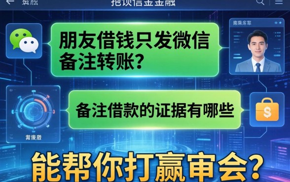 朋友借钱只发微信备注转账？备注借款的证据有哪些能帮你打赢官司？