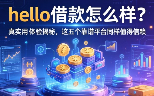 hello借款怎么样？真实用户体验揭秘，这五个靠谱平台同样值得信赖