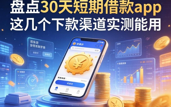 盘点30天短期借款app有哪些,这几个下款渠道实测能用