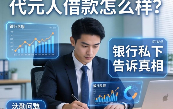 代元人借款怎么样？一个银行经理私下告诉你真相
