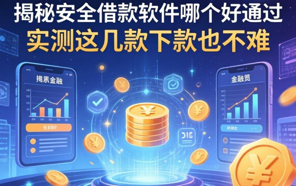 揭秘安全借款软件哪个好通过，实测这几款下款也不难
