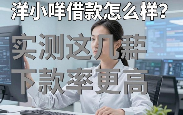 洋小咩借款怎么样？实测这几款下款率更高