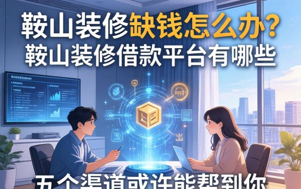 鞍山装修缺钱怎么办?鞍山装修借款平台有哪些?这五个渠道或许能帮到你