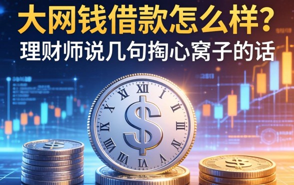 大网钱借款怎么样？理财师说几句掏心窝子的话