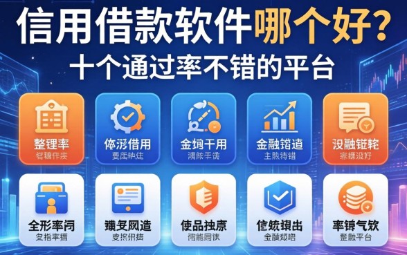 信用借款软件哪个好？整理了十个通过率不错的平台