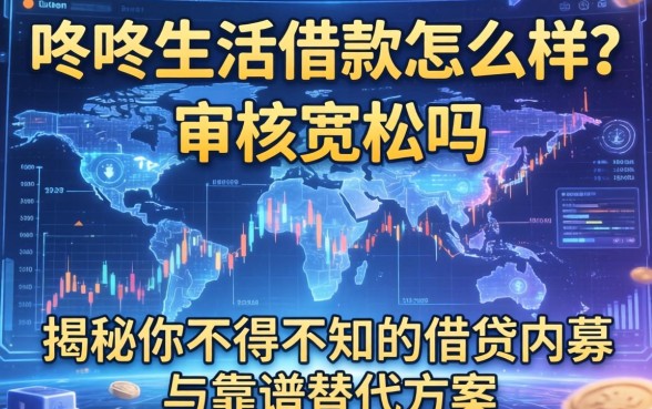 咚咚生活借款怎么样？审核宽松吗？揭秘你不得不知的借贷内幕与靠谱替代方案