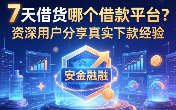 7天借货在哪个借款平台？资深用户分享真实下款经验