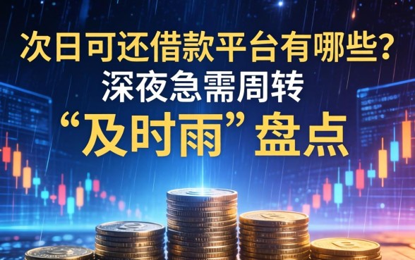 次日可还借款平台有哪些?深夜急需周转的“及时雨”盘点