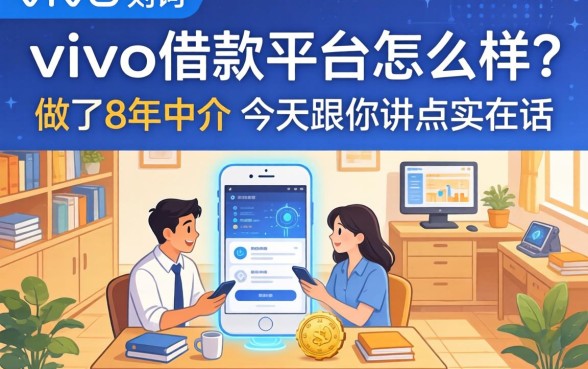 vivo借款平台怎么样？做了8年中介，今天跟你讲点实在话