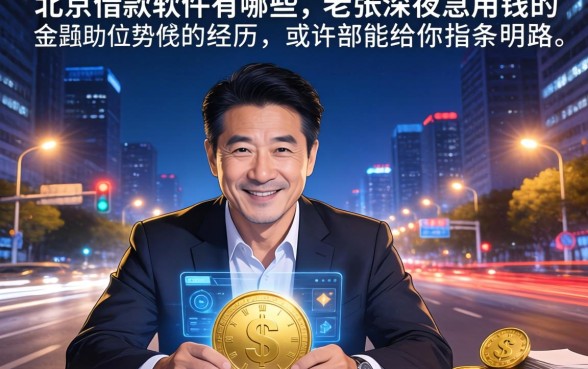 北京借款软件有哪些？老张深夜急用钱的经历或许能给你指条明路