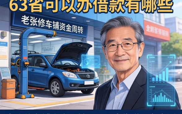 63岁可以办的借款有哪些？老张修车铺资金周转记与五大靠谱平台实测