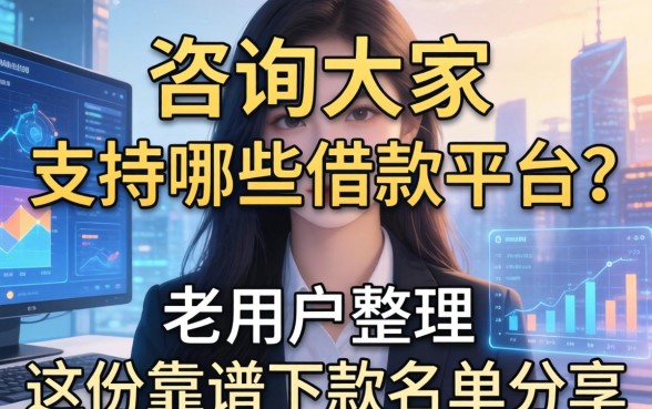 咨询大家不支持哪些借款平台？老用户整理这份靠谱下款名单分享