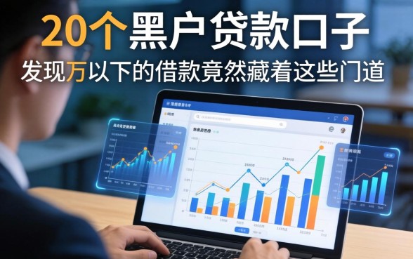 我翻了20个黑户贷款口子，发现1万以下的借款竟然藏着这些门道