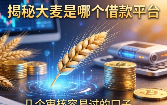 揭秘大麦是哪个借款平台，整理了几个审核容易过的口子