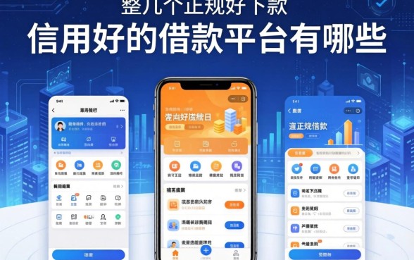 信用好的借款平台有哪些？整理了几个正规好下款的软件