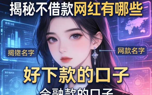 揭秘不借款的网红有哪些名字,整理出这些好下款的口子